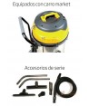 Aspiradores profesional para polvos y líquidos a 2400 y 390 m³/h