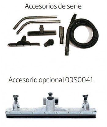 Aspirador profesional para polvos y líquidos a 2400 W 390 m³/h