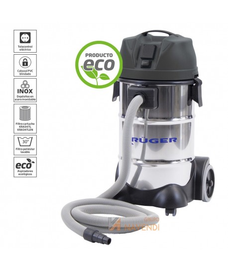 Aspiradores profesional con telecontrol de 1400W y 180 lit/hora