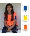 Peto de rejilla para entrenamiento para niño color naranja alta visibilidad