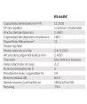 Barredora a baterías con 1.440 mm de anchura de barrido. Capacidad de barrido 11.500 m²/hora