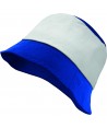 Gorro estilo pintor azul y blanco
