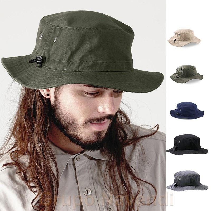Gorro de ala ancha con protección rayos UPF50+