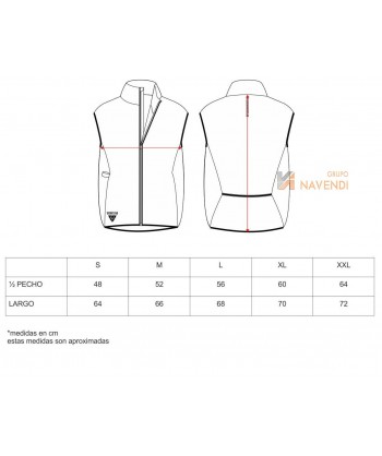Chaleco deportivo para mujer tejido fino con bolsillo color negro