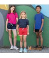 Bermuda short de algodón con cintura elástica sin bolsillos para niños colores