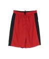 Bermuda reversible de adulto para equipaciones deportivas color rojo/negro, Negro/rojo