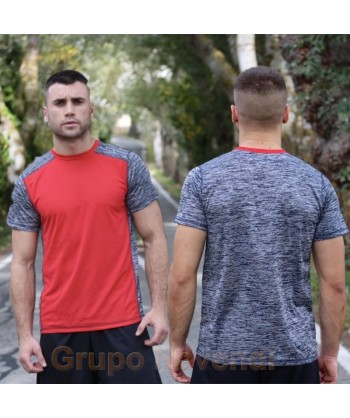 Camiseta deportiva bicolor