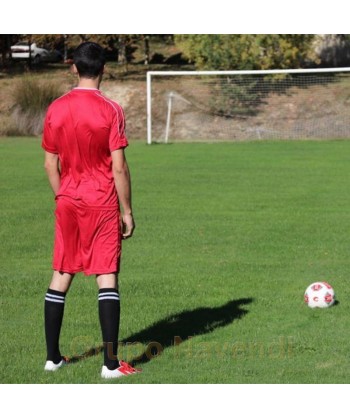 Pantalón de adulto sin bolsillos para equipaciones deportivas color rojo