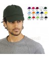 Gorra de algodón con cierre ajustable de velcro para adulto