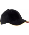 Gorra con sandwich contrastado con cierre de hebilla para adulto
