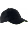 Gorra con sandwich contrastado con cierre de hebilla para adulto