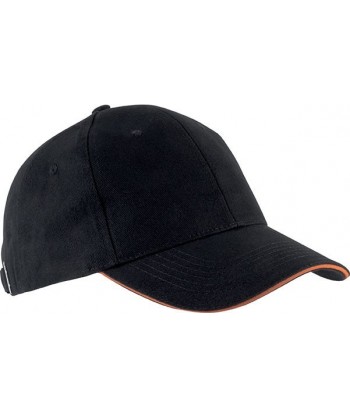 Gorra con sandwich contrastado con cierre de hebilla para adulto