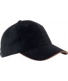 Gorra con sandwich contrastado con cierre de hebilla para adulto