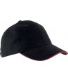 Gorra con sandwich contrastado con cierre de hebilla para adulto