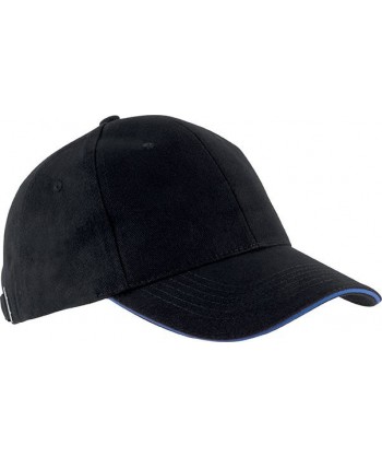 Gorra con sandwich contrastado con cierre de hebilla para adulto