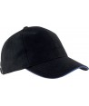 Gorra con sandwich contrastado con cierre de hebilla para adulto