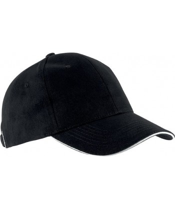 Gorra con sandwich contrastado con cierre de hebilla para adulto