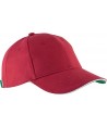 Gorra con sandwich contrastado con cierre de hebilla para adulto