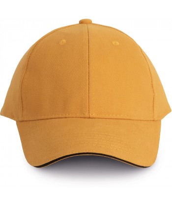 Gorra con sandwich contrastado con cierre de hebilla para adulto
