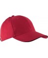 Gorra con sandwich contrastado con cierre de hebilla para adulto