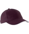 Gorra con sandwich contrastado con cierre de hebilla para adulto