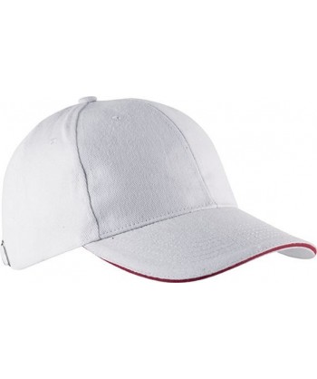 Gorra con sandwich contrastado con cierre de hebilla para adulto