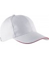 Gorra con sandwich contrastado con cierre de hebilla para adulto
