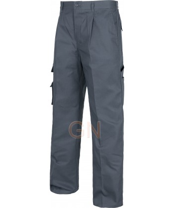 Pantalón multibolsillos muy fuertes gris