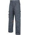 Pantalón multibolsillos muy fuertes gris