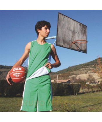 Camiseta técnica reversible bicolor para equipación de baloncesto para adulto
