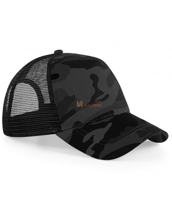 Gorra de rejilla y camuflaje con cierre por corchetes para adulto