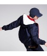 Gorra impermeable con forro polar y orejeras para adulto  color azul marino