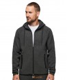 Chaqueta chándal con capucha para hombre color gris oscuro