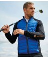 Chaqueta deportiva bicolor y acolchada para adulto color azul royal/negro