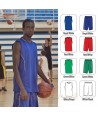 Camiseta sin mangas y cuello pico de baloncesto para adulto
