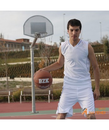 Camiseta sin mangas y cuello pico de baloncesto para adulto