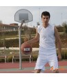 Camiseta sin mangas y cuello pico de baloncesto para adulto