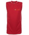 Camiseta sin mangas y cuello pico de baloncesto para niño