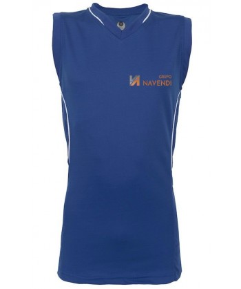 Camiseta sin mangas y cuello pico de baloncesto para niño