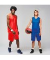 Camiseta sin mangas y cuello pico de baloncesto para adulto