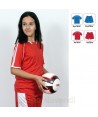 Camiseta bicolor de manga corta para equipación de fútbol  para niños