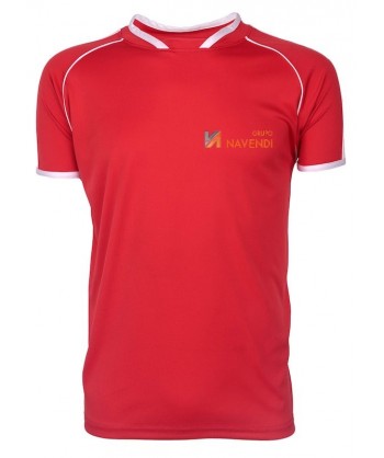 Camiseta bicolor de manga corta para equipación de fútbol  para adulto