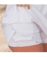 Falda pantalón para actividades deportivas color blanco