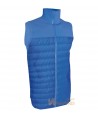 Chaleco tipo plumas con softshell para adultos color azul royal