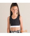 Top deportivo ergonómico sin costuras y sublimable para niña