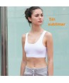 Top deportivo subimable y ergonómico sin costuras para mujer