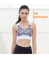 Top deportivo subimable y ergonómico sin costuras para mujer