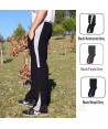Pantalón combinado de micropana con cintura elástica y bolsillos  para hombre y mujer