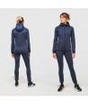 Pantalón ajustados tipo chándal con cintura elástica y cordón para señora