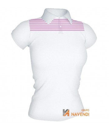 Polo de señora entallado y transpirable de manga corta